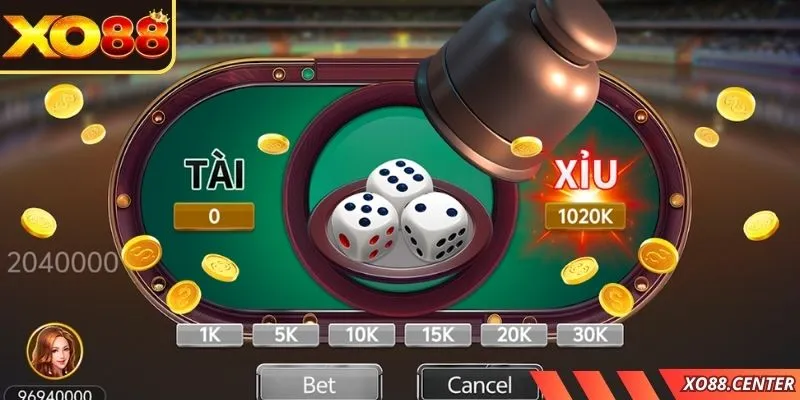 Tiến hành lắc xúc xắc để ra kết quả ngẫu nhiên, công bằng