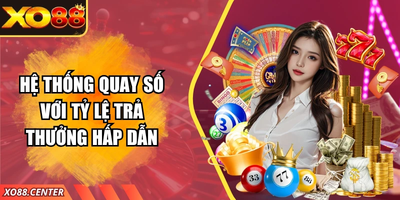 Hệ thống quay số với tỷ lệ trả thưởng hấp dẫn